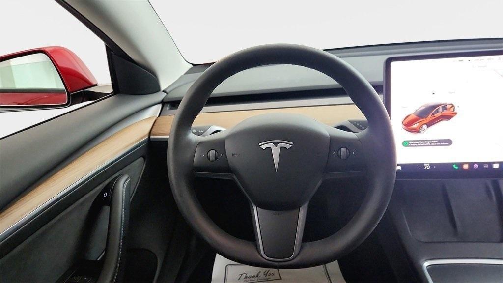 used 2022 Tesla Model 3 car, priced at $24,695