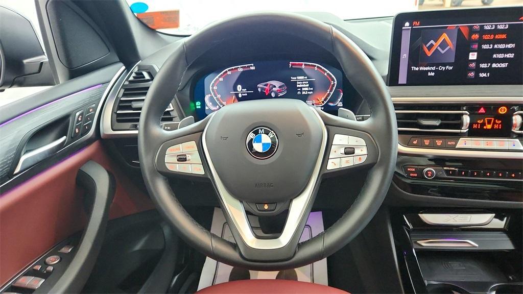 used 2024 BMW X3 car, priced at $44,195