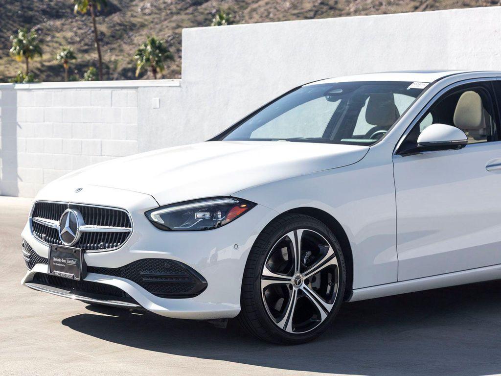 used 2023 Mercedes-Benz C-Class car, priced at $34,998