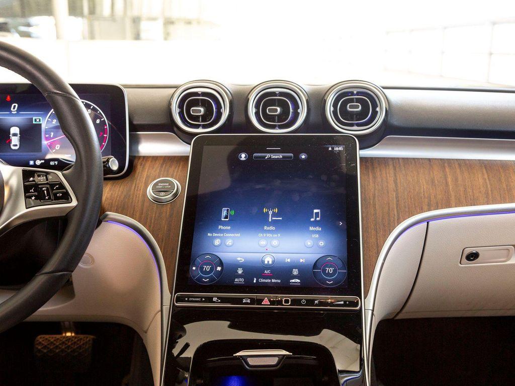 used 2023 Mercedes-Benz C-Class car, priced at $34,998