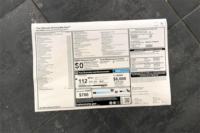 new 2025 BMW i4 Gran Coupe car, priced at $59,075