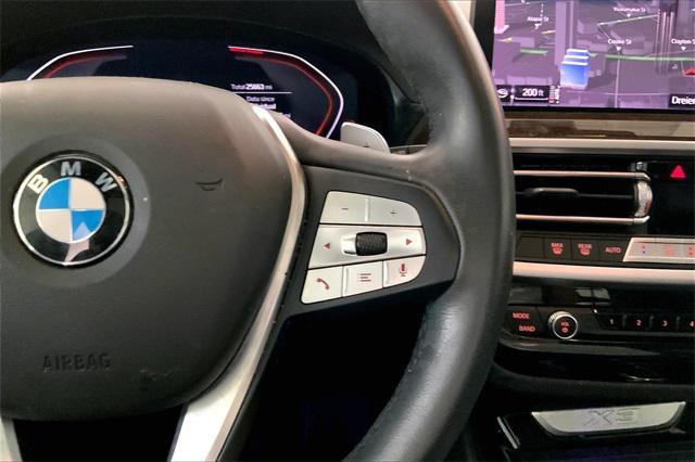 used 2022 BMW X3 car, priced at $34,495