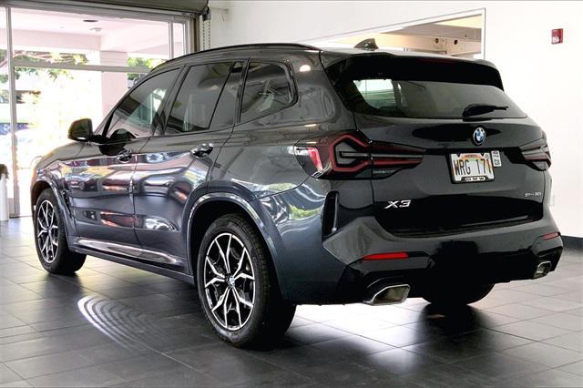 used 2022 BMW X3 car, priced at $37,495