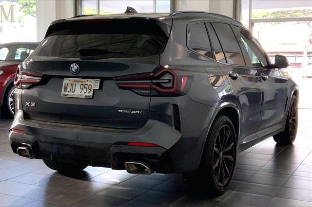 used 2022 BMW X3 car, priced at $33,995