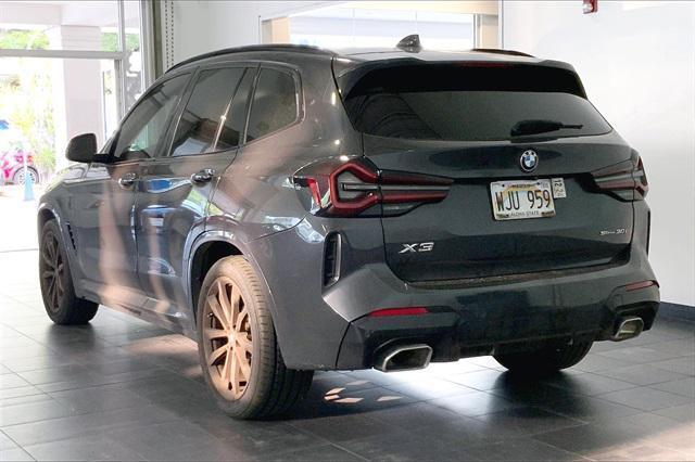 used 2022 BMW X3 car, priced at $33,995