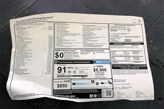 new 2024 BMW i5 car, priced at $88,795