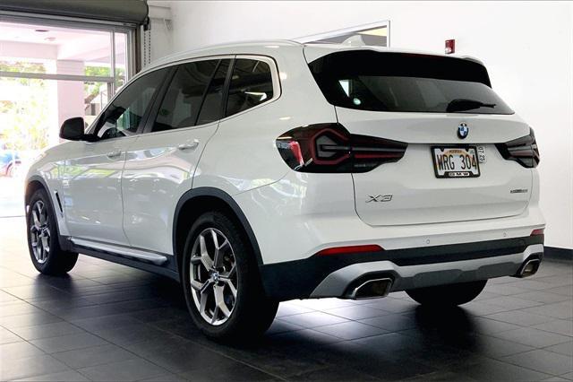 used 2022 BMW X3 car, priced at $33,495