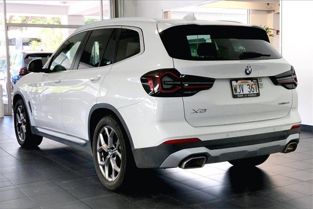 used 2022 BMW X3 car, priced at $32,995