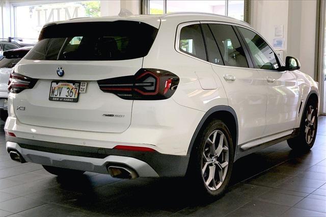 used 2022 BMW X3 car, priced at $32,995