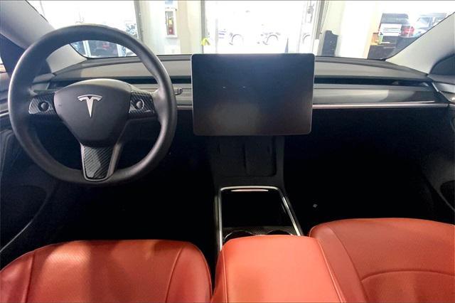 used 2021 Tesla Model 3 car, priced at $27,500