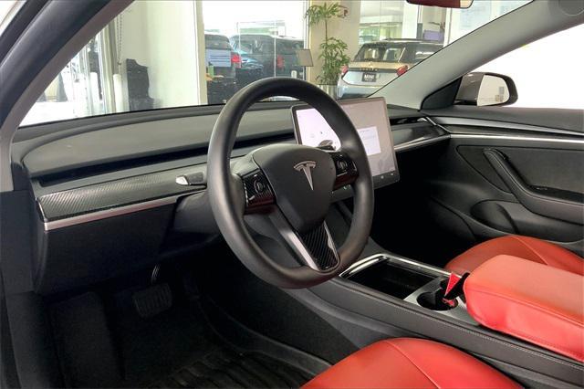 used 2021 Tesla Model 3 car, priced at $27,500