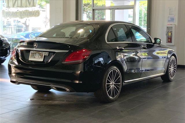 used 2019 Mercedes-Benz C-Class car, priced at $27,500