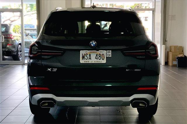 used 2022 BMW X3 car, priced at $32,995