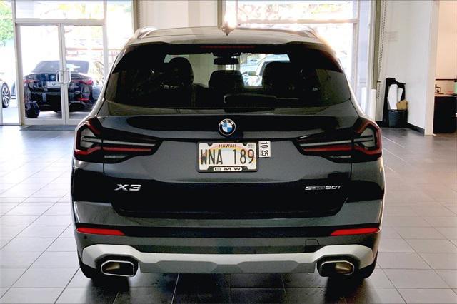 used 2022 BMW X3 car, priced at $33,500