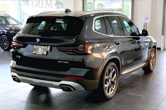 used 2022 BMW X3 car, priced at $33,500