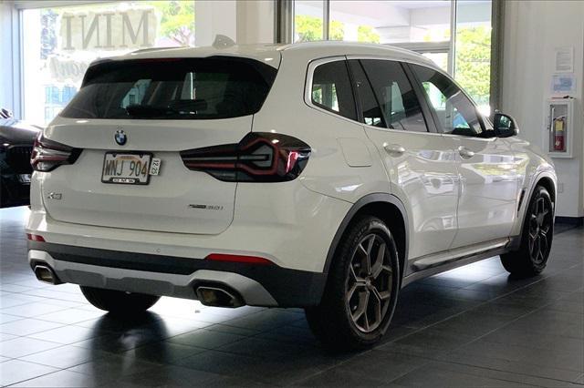 used 2022 BMW X3 car, priced at $33,500