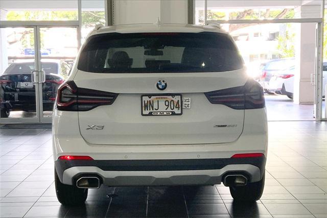 used 2022 BMW X3 car, priced at $33,500