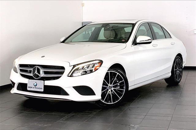 used 2021 Mercedes-Benz C-Class car, priced at $28,995