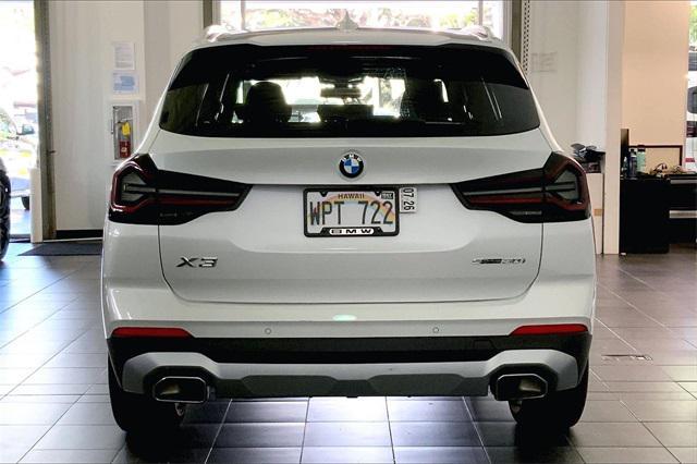 used 2022 BMW X3 car, priced at $35,495