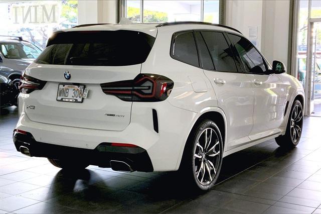 used 2022 BMW X3 car, priced at $35,495