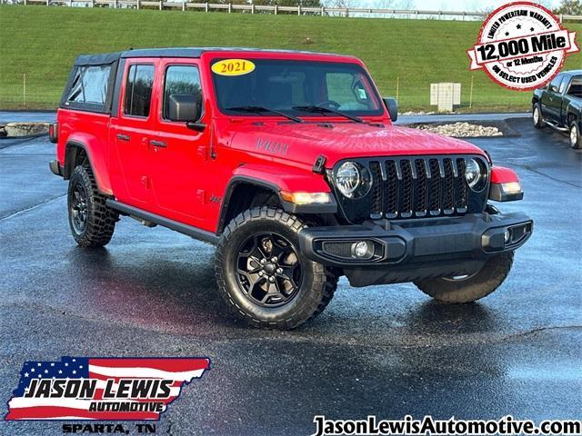 used 2021 Jeep Gladiator car, priced at $33,280