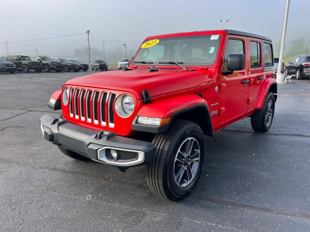 used 2023 Jeep Wrangler car, priced at $34,427
