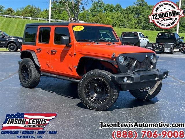 used 2019 Jeep Wrangler Unlimited car, priced at $31,385