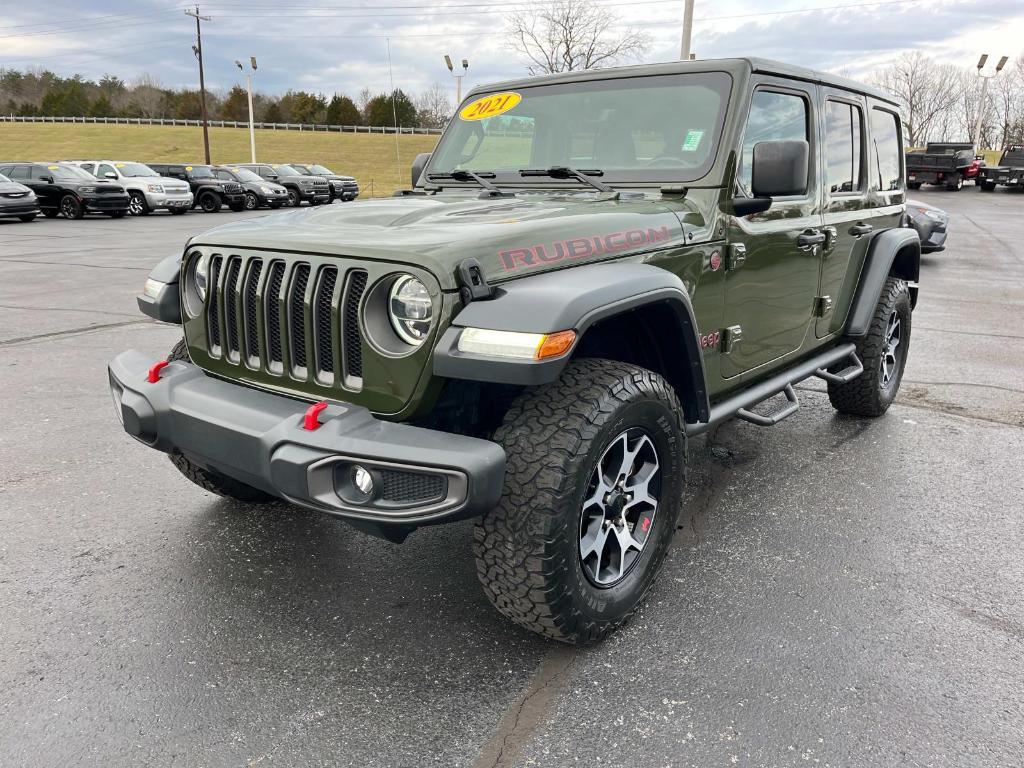 used 2021 Jeep Wrangler Unlimited car, priced at $36,220