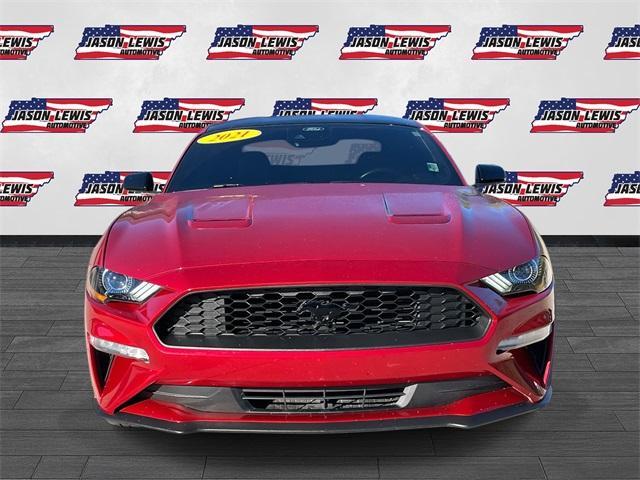 used 2021 Ford Mustang car, priced at $24,339