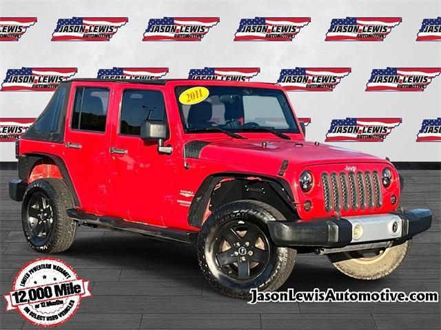 used 2011 Jeep Wrangler Unlimited car, priced at $11,567