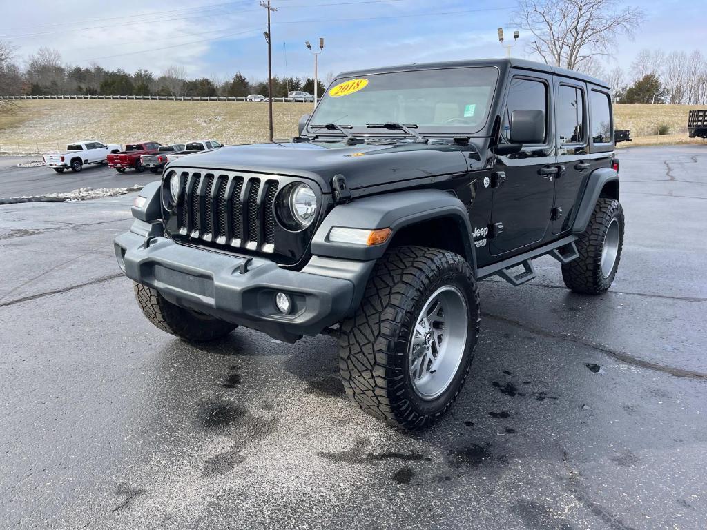 used 2018 Jeep Wrangler Unlimited car, priced at $23,358