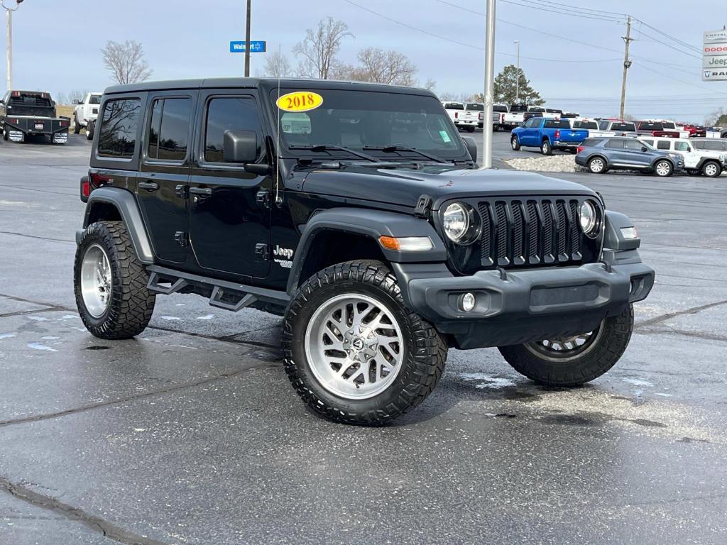 used 2018 Jeep Wrangler Unlimited car, priced at $23,358