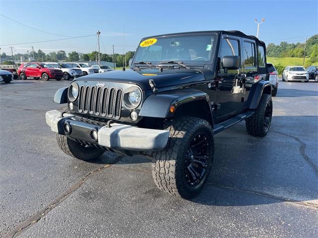 used 2016 Jeep Wrangler Unlimited car, priced at $18,872