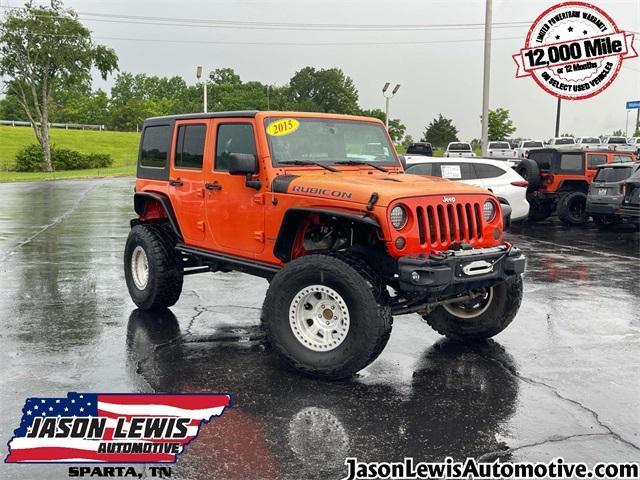 used 2015 Jeep Wrangler Unlimited car, priced at $22,576