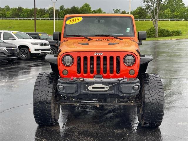 used 2015 Jeep Wrangler Unlimited car, priced at $22,576