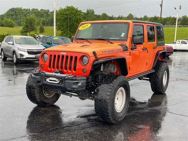 used 2015 Jeep Wrangler Unlimited car, priced at $22,576
