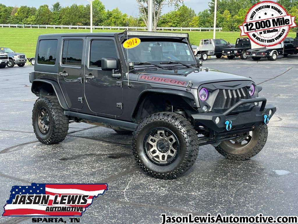 used 2014 Jeep Wrangler Unlimited car, priced at $15,268
