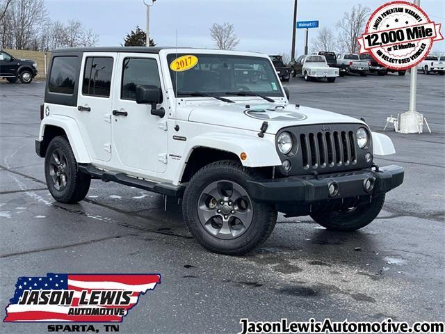 used 2017 Jeep Wrangler Unlimited car, priced at $19,923