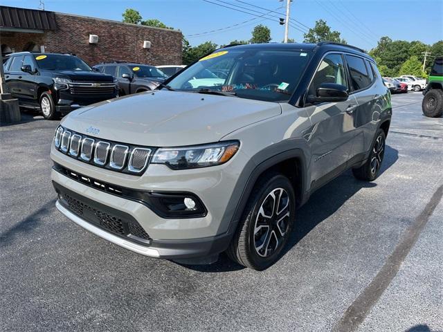 used 2022 Jeep Compass car, priced at $23,690