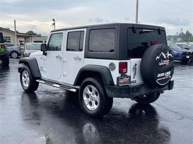 used 2015 Jeep Wrangler Unlimited car, priced at $18,054