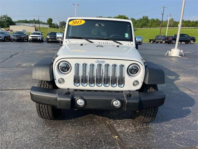 used 2015 Jeep Wrangler Unlimited car, priced at $17,880