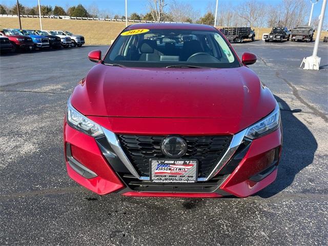 used 2021 Nissan Sentra car, priced at $16,500