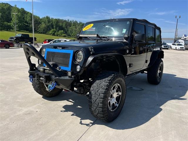 used 2015 Jeep Wrangler Unlimited car, priced at $21,195