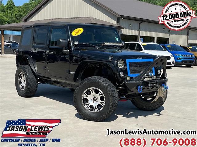 used 2015 Jeep Wrangler Unlimited car, priced at $21,195