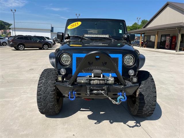 used 2015 Jeep Wrangler Unlimited car, priced at $21,195