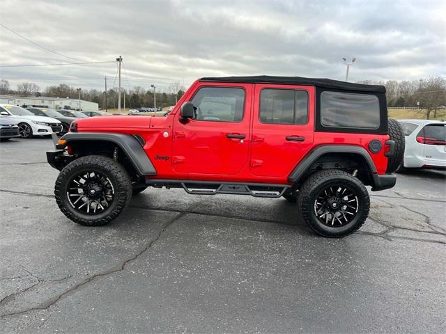 used 2018 Jeep Wrangler Unlimited car, priced at $23,887