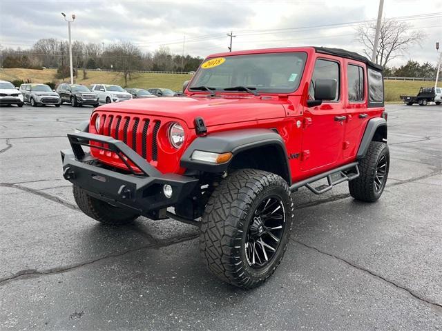 used 2018 Jeep Wrangler Unlimited car, priced at $23,887