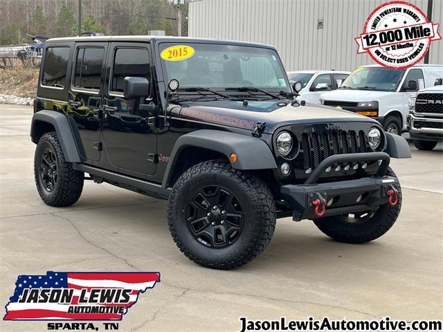 used 2015 Jeep Wrangler Unlimited car, priced at $23,900