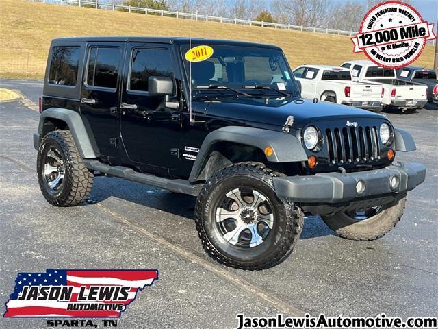 used 2011 Jeep Wrangler Unlimited car, priced at $15,235