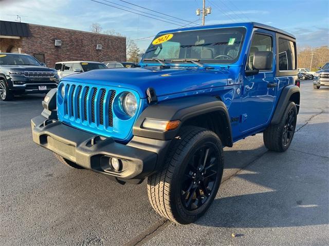 used 2021 Jeep Wrangler car, priced at $26,323